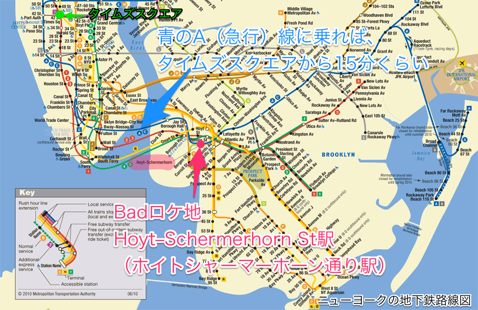 ニューヨーク地下鉄路線図