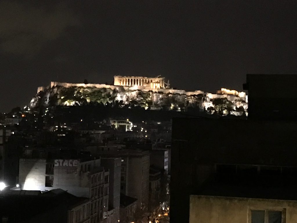 アクロポリスの夜景